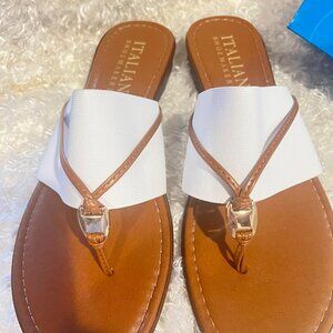 Italian Shoemaker Brown Sandals Women's Size 9 NIB